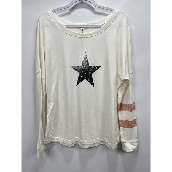 Free People Tops - Free People ‘Tate’ Tribute Long Sleeve Tee